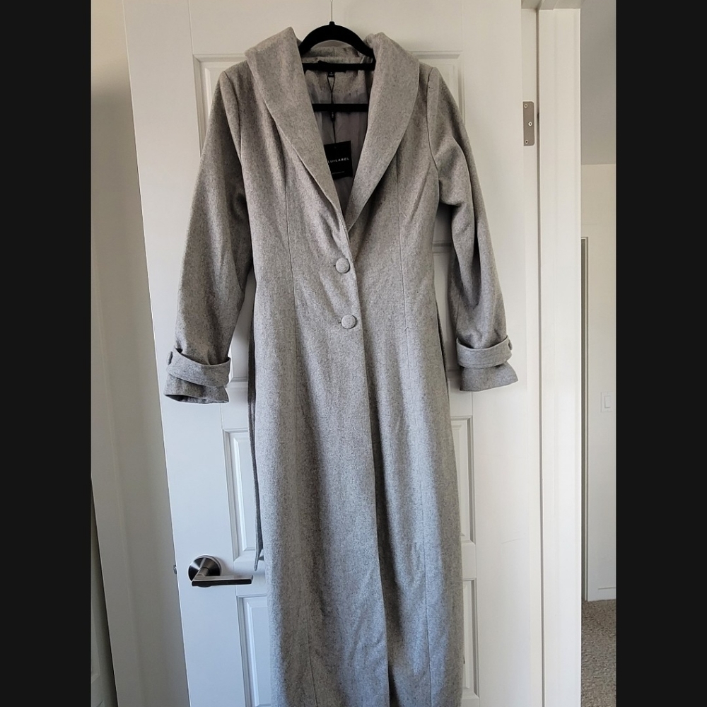 JLUXLABEL Wool Pea Coat - Picture 2 of 4